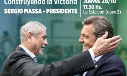 Con un plenario, Ferraresi arranca una fuerte campaña "Massa Presidente"
