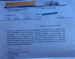 La carta del Mancedo que alertó a todos