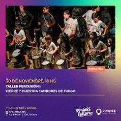 Cronograma de actividades culturales gratuitas en Quilmes