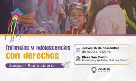 Distintas actividades en Quilmes para celebrar el Día Mundial de la Infancia
