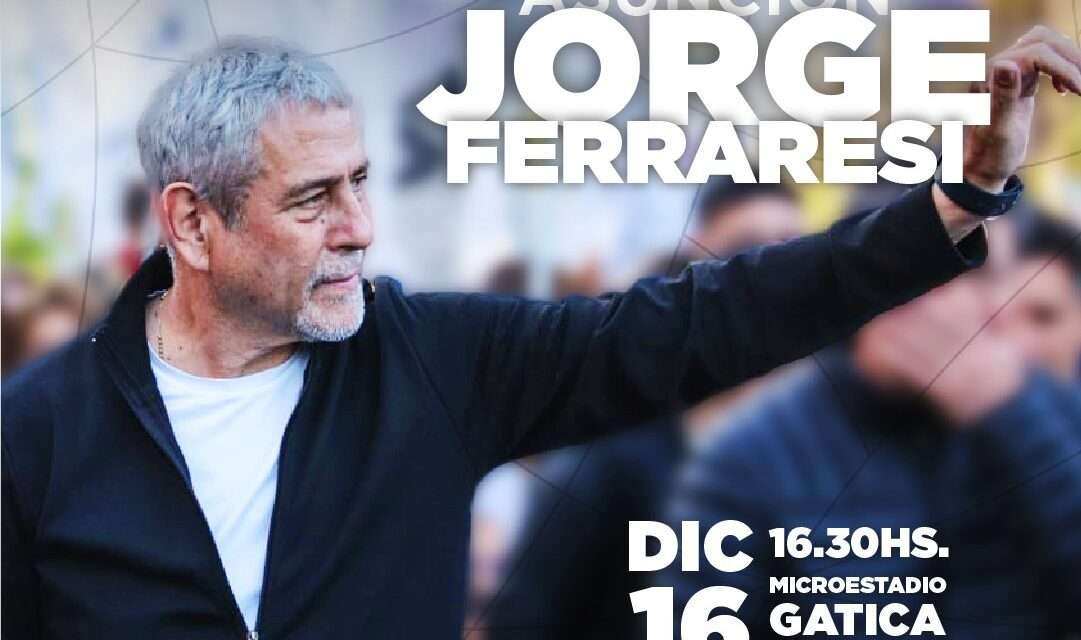 Jorge Ferraresi asume el sábado en el Gatica