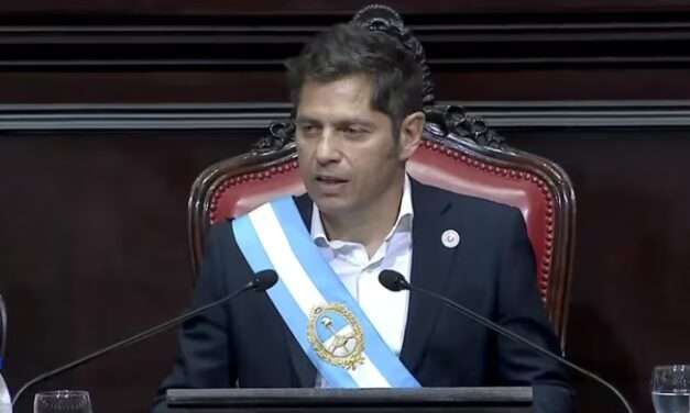 Asumió Axel su segundo mandato provincial: "La vida no es un mercado"