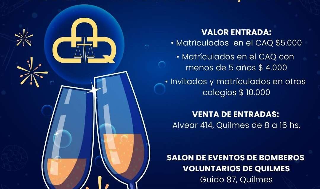 Los Abogados despiden el año con una fiesta organizada por el CAQ