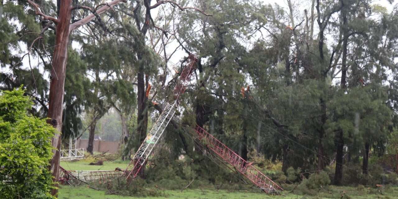 Por el temporal la UTN de Villa Domínico quedó en situación de "catástrofe"