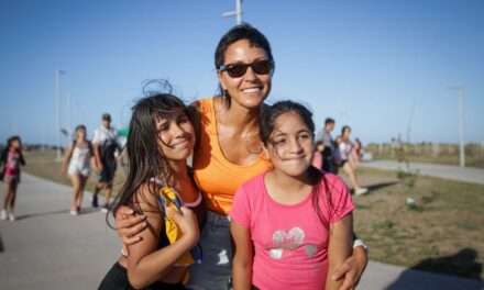 Verano en la Ribera de Quilmes: Mayra recorrió con vecinos el nuevo Parque