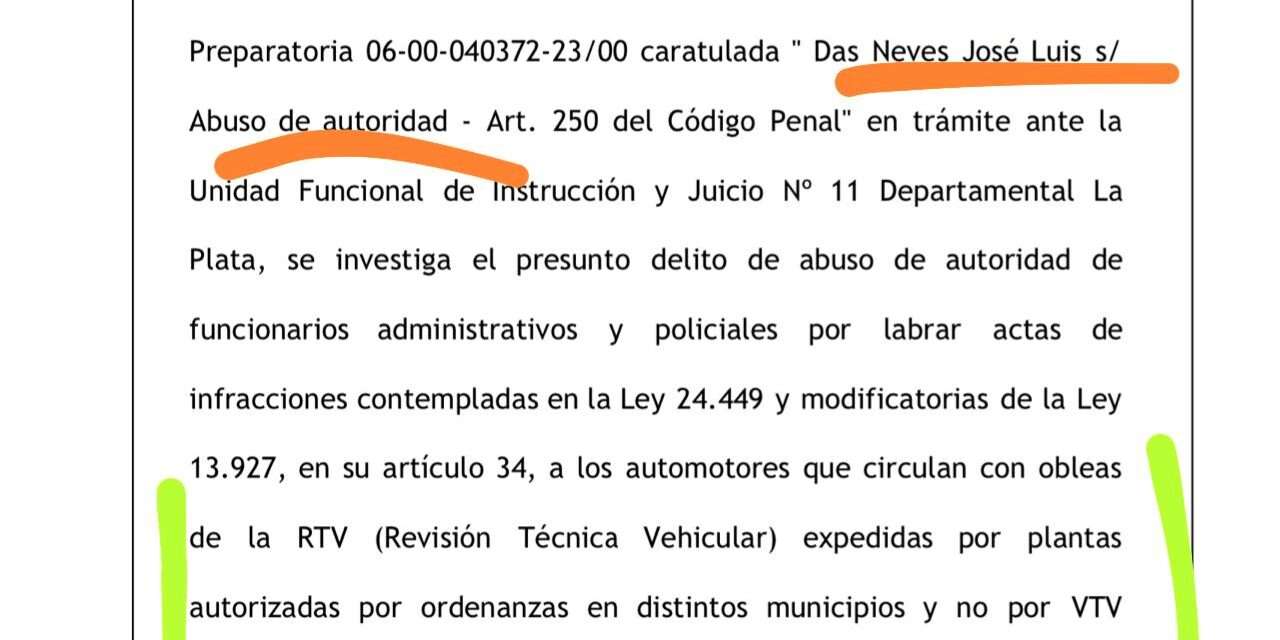 Justicia avala el funcionamiento de la RTO e investiga a inspectores municipales y policías de Varela por abuso de autoridad