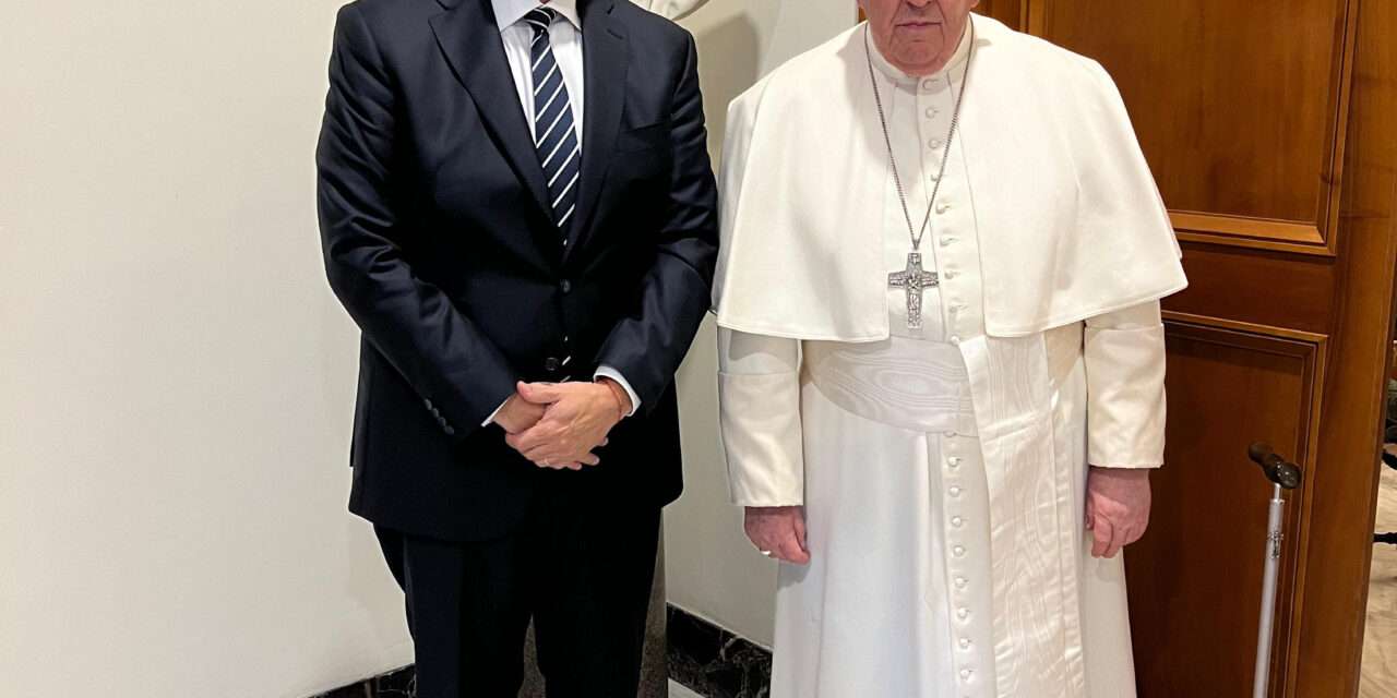Jorge Macri se reunió con el Papa Francisco
