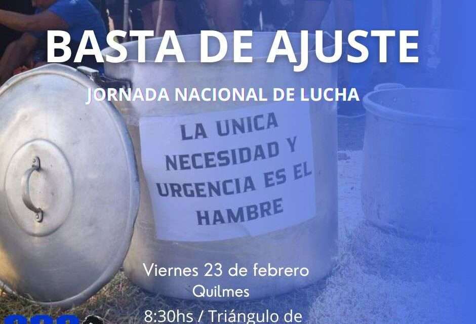 Jornada de Lucha en el Triángulo de Bernal