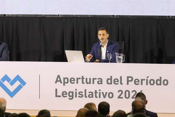 Al igual que sus pares regionales, Julián Alvarez cuestionó al Gobierno de Milei y presentó su plan de Gobierno