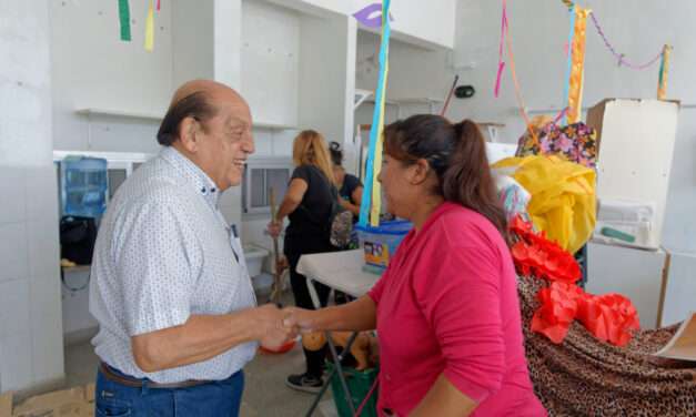 El intendente Mussi participó de dos jornadas de pintura en escuelas públicas de Berazategui
