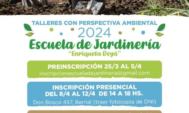 Abre la inscripción para los cursos de Jardinería 'Enriqueta Deyá'