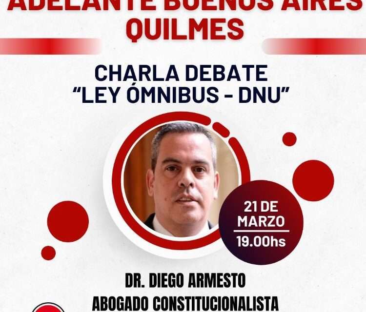 Charla Debate sobre el DNU en el Comité de la UCR de Quilmes