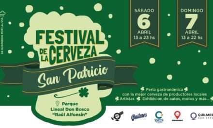 El Municipio de Quilmes invita a otro Festival de la Cerveza en el Parque Lineal de Don Bosco