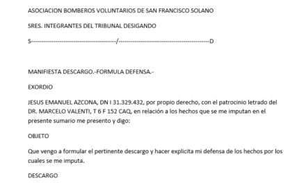 Amenaza de muerte, persecución y juzgamiento de una sanción ya juzgada en los Bomberos de Solano