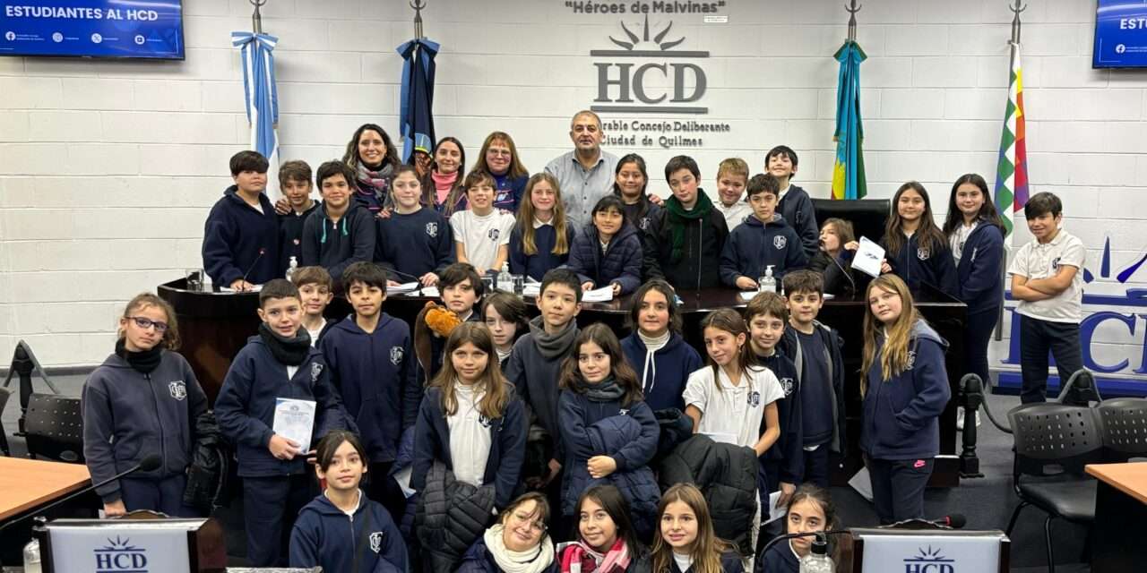 Alumnos del Instituto María Auxiliadora de Quilmes participaron del Programa “Estudiantes al HCD”