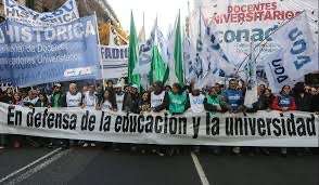 Ya arrancó la “visibilización” convocada por el Frente Sindical de Universidades Nacionales