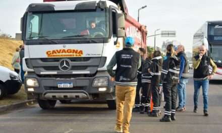 Quilmes y Provincia realizaron un operativo conjunto de control de tránsito pesado