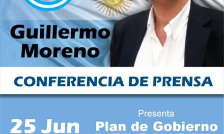 Guillermo Moreno llega a Quilmes