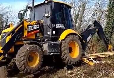 Desconocidos con topadoras deforestan la Reserva de Biósfera del Parque Pereyra