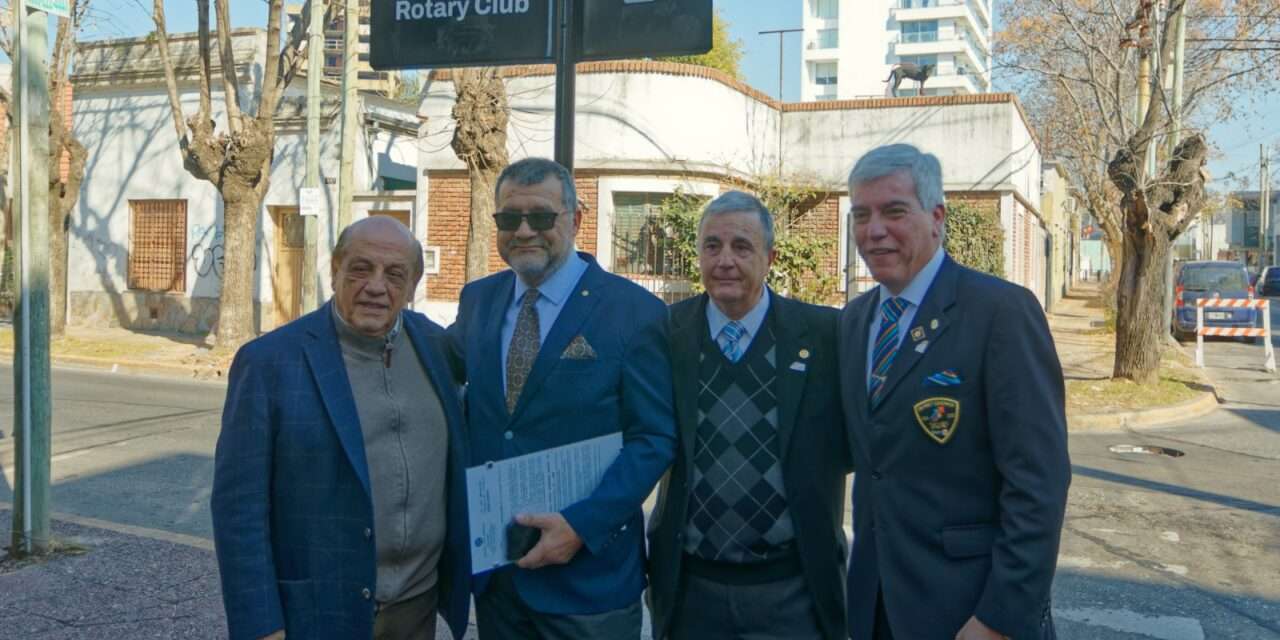 La Calle 149 de Berazategui ahora se llama 'Rotary Club'