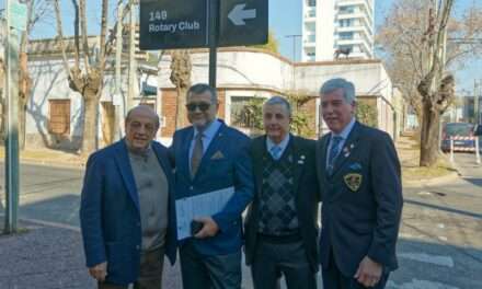 La Calle 149 de Berazategui ahora se llama 'Rotary Club'