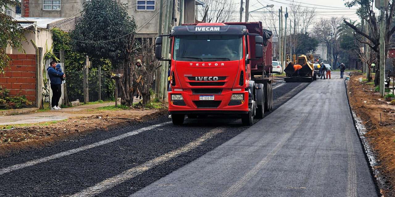 Más obras para los vecinos de Berazategui