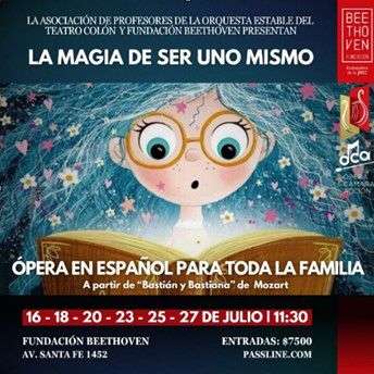 Fundación Beethoven y la Asociación de profesores de la Orquesta Estable del Teatro Colon presentan "La magia de ser uno mismo"