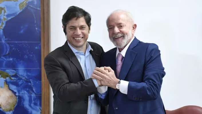 Lula recibió a Kicillof en Brasilia, en un encuentro que no pasó desapercibido en Argentina