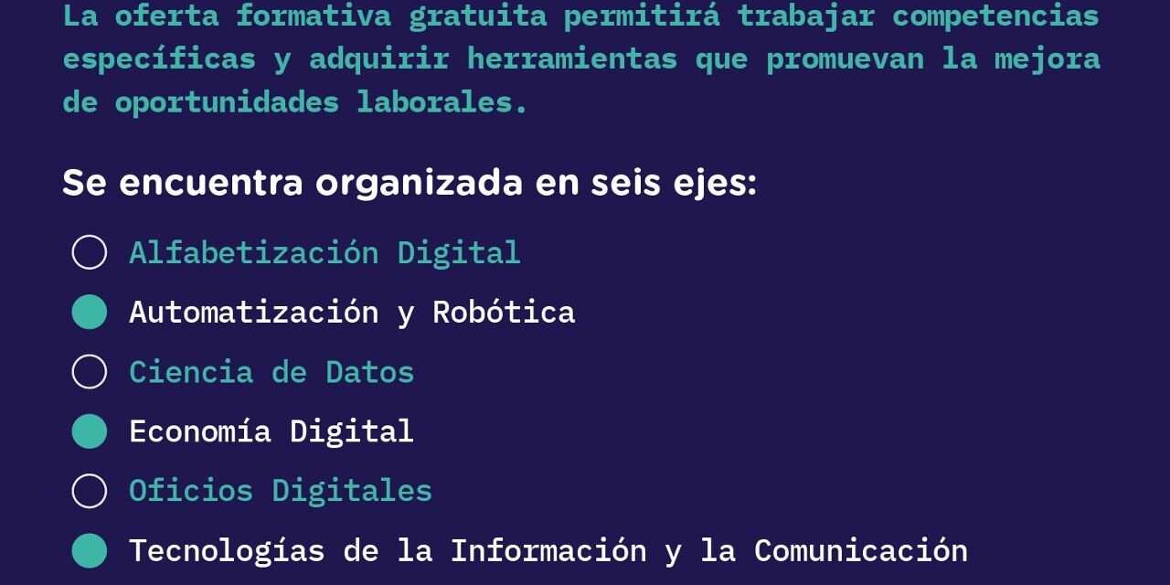 Abierta la inscripción para numerosos cursos gratuitas en Quilmes TEC