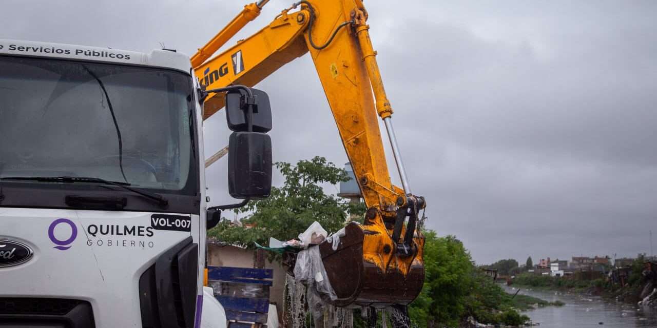 Intenso operativo integral de limpieza en Quilmes Oeste, Bernal Oeste y San Francisco Oeste