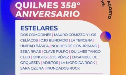 El sábado 24 llega el Festival Somos Quilmes con Estelares y otros shows