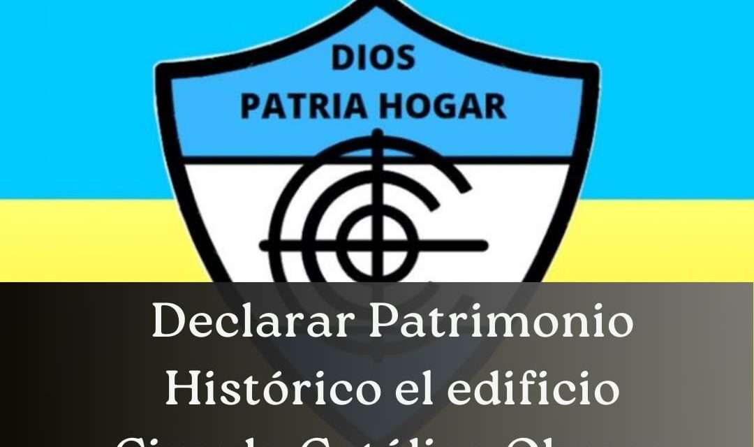 Tras el anuncio sobre su venta, buscan declarar patrimonio histórico municipal al Circulo Obreros Católicos de Bernal