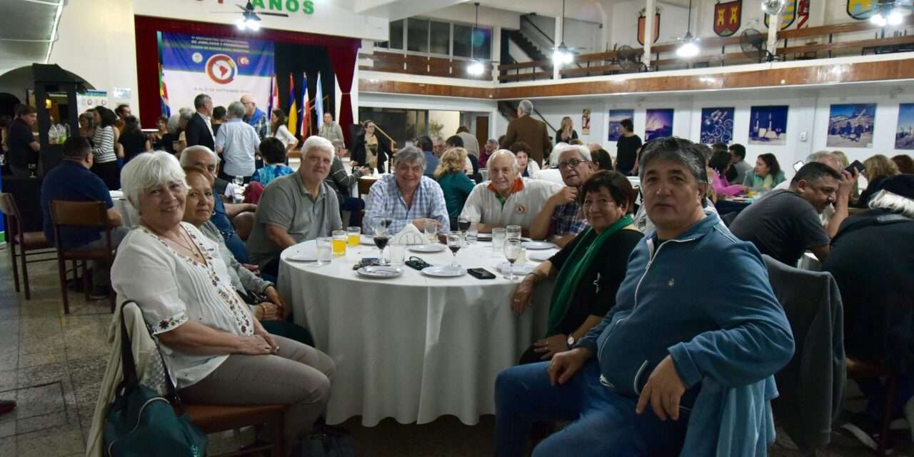 Arévalo en el Encuentro Internacional de Trabajadores Jubilados y Pensionados de ATE y la CLATE