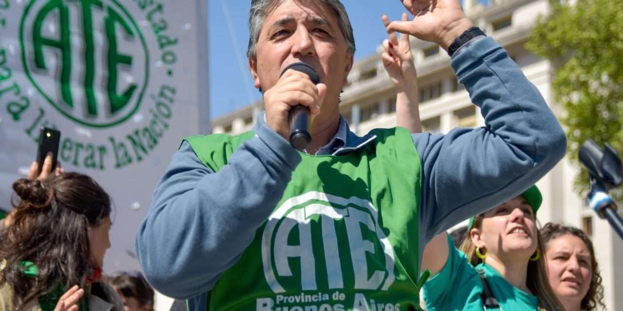 Arévalo (ATE Provincia): "No vamos a permitir que sigan ajustando a los trabajadores y al pueblo"