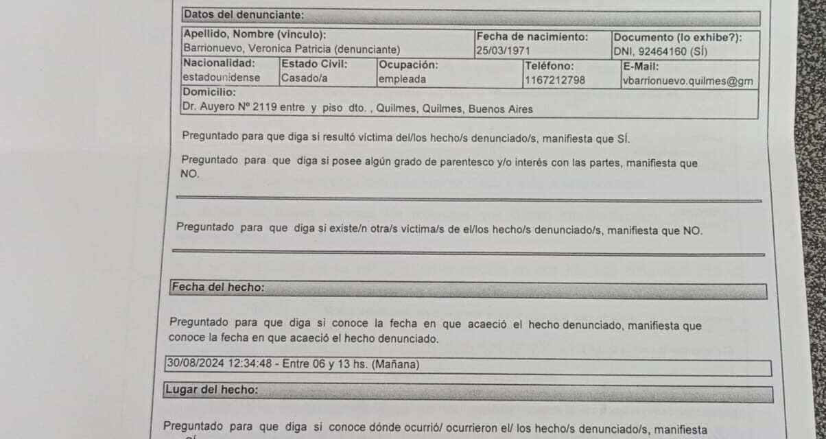 Quilmes: Referente gremial amenazó y fue denunciado en la justicia