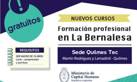 Abierta la inscripción para numerosos cursos gratuitas en Quilmes TEC