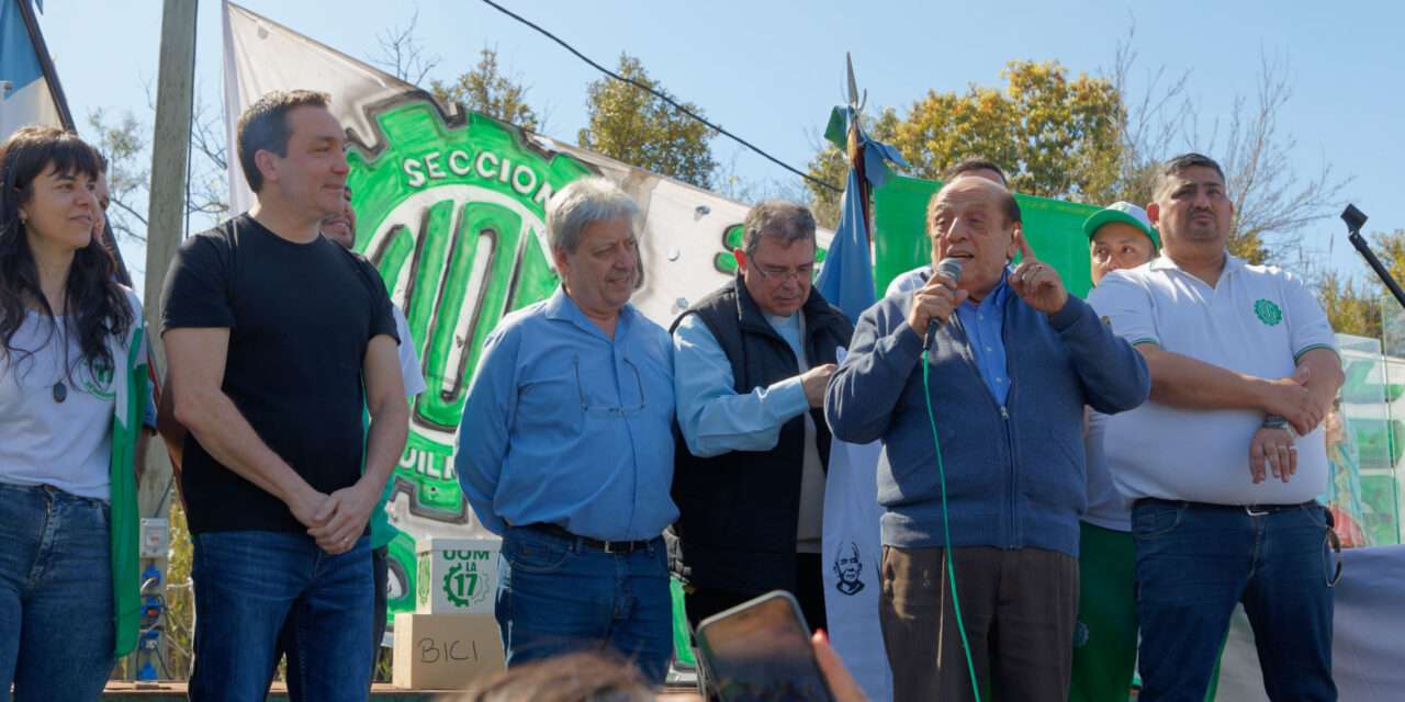 Mussi en la UOM: "Le pido a los compañeros trabajadores que podamos unirnos"