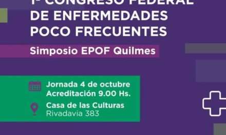 Se realizará en Quilmes el Primer Congreso Federal de Enfermedades Poco Frecuentes