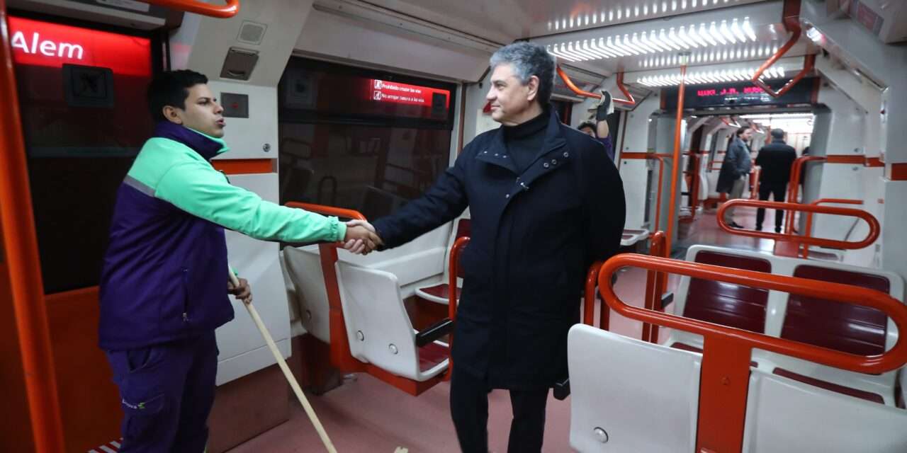 Jorge Macri anunció que la Ciudad renovará la flota completa en la Línea B del Subte