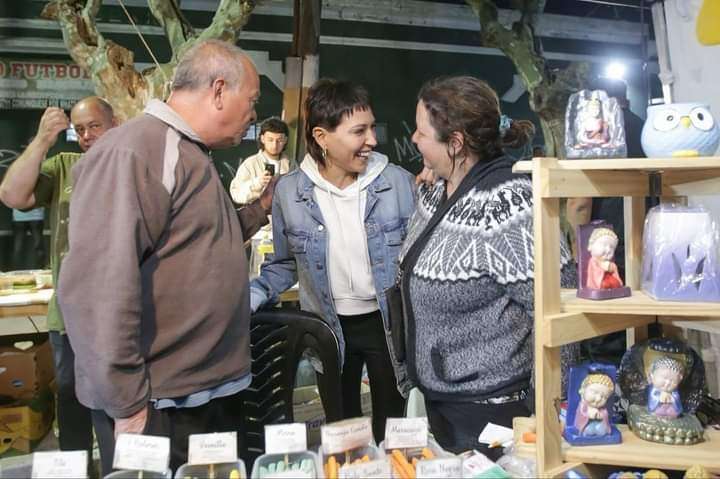 Mayra Mendoza estuvo presente en otra Edición de los Fogones de Bernal