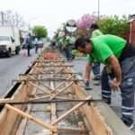 Parque Central Las Colonias: avanzan las obras de Lanús Gobierno en la Av. 29 de Septiembre