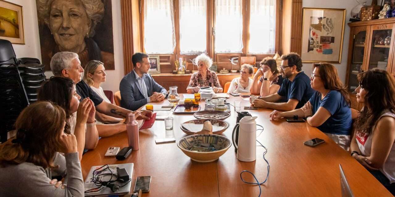 Con Estela de Carlotto, Julián Alvarez firmó un convenio marco con Abuelas de Plaza de Mayo