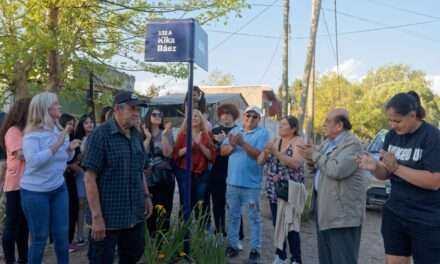 Mussi inauguró nuevos pavimentos en Berazategui