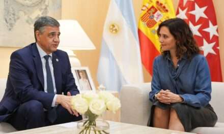 Jorge Macri se reunió con la presidenta de la Comunidad de Madrid, Isabel Díaz Ayuso: "Debemos seguir luchando juntos contra los populismos"