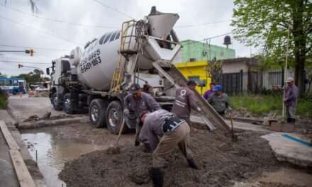 Operativos de bacheo y pavimentación en La Matera de Quilmes Oeste