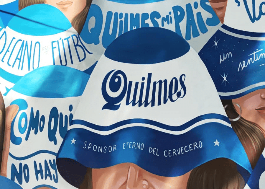 Cervecería Quilmes rinde homenaje a los hinchas quilmeños con murales en el Parque y en la cancha