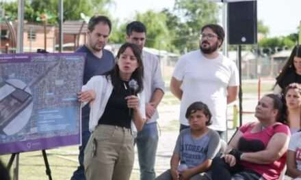 Funcionarios municipales anunciaron un nuevo Polideportivo y más asfaltos en el Barrio Kolynos de Quilmes Oeste