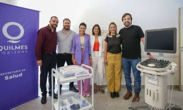 Mayra y el ministro Kreplak recorrieron los avances del nuevo centro de salud mental y entregaron equipamiento