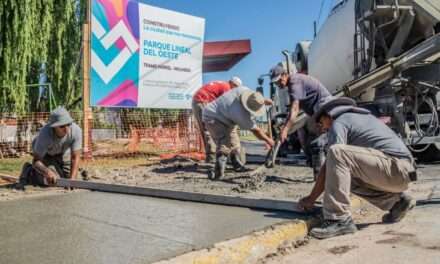 Distrito La Ribera: Lanús Gobierno avanza con las obras en el Parque Lineal del Oeste