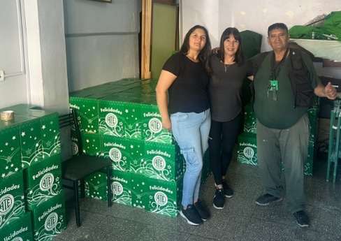 Los afiliados a ATE Quilmes ya tienen sus Cajas Navideñas